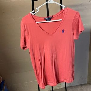 Ralph Lauren coral tshirt